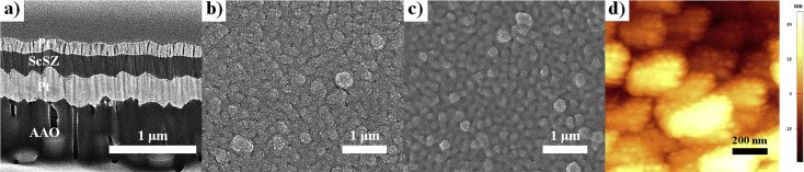 High-Performance Thin Film Solid Oxide Fuel Cells with Scandia-Stabilized Zirconia (ScSZ) Thin Film Electrolyte