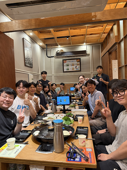 신규 인원 환영회🤗(김동현, 이하은, 김상현)